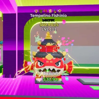 🔥 LVL 111 - Tempelino Fishinio - $40.8Qa/s Steal the Brainrot