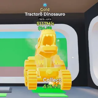 🔥 TRACTORO DINOSAURO GOLD - Fortnite Steal The Brainrot Rare