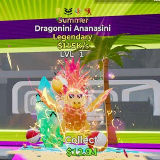 🔥 Dragonini Ananasini Summer  Steal the Brainrot