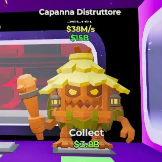 🔥 CAPANNA DISTRUTTORE DEFAULT Steal the Brainrot Rare