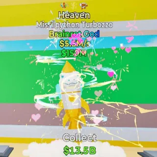 🔥 MISSILPYTHON TURBOZZO  HEAVEN - Fortnite Steal The Brainrot Rare