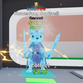 🔥 Flowerfang Squirreli Ice&Fire Steal the Brainrot