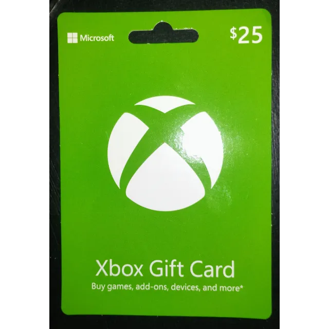 $25.00 USD Xbox Gift Card - Xbox Gift Card Gift Card - Gameflip