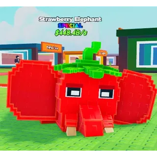 STRAWBERRY ELEPHANT BE A LUCKY BLOCK PET 