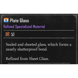.50 Plate Glass