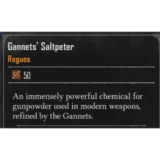 .20 Gannets' Saltpeter