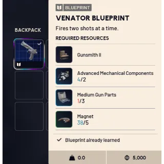 Venator Blueprint