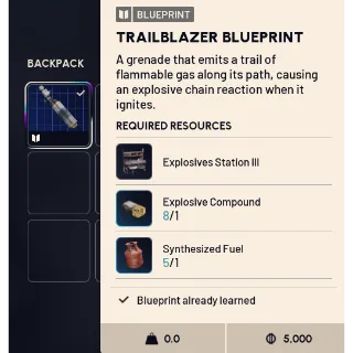TrailBlazer Blueprint