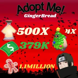 BUCKS AND AGE UP POTIONS GingerBread -ADOPT ME