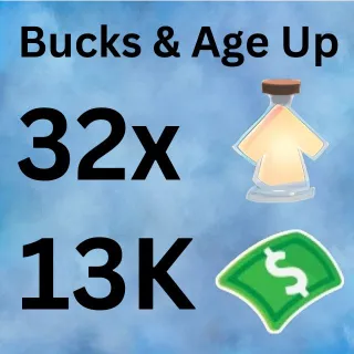 Age Up Potions And Bucks - Adopt Me