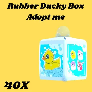 rubber ducky box 40x- Adopt me