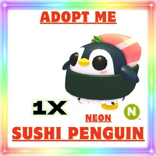 sushi penguin neon 1x- Adopt me