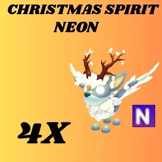 CHRISTMAS SPIRIT NEON 4X - Adopt Me