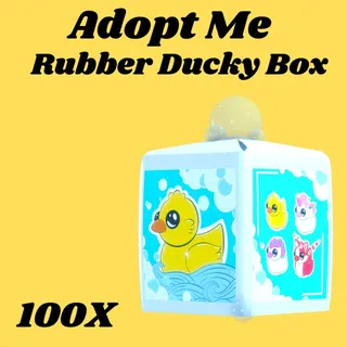 rubber ducky box 100x- Adopt me