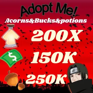 Acorns And Bucks And Age UP potions-Adopt me