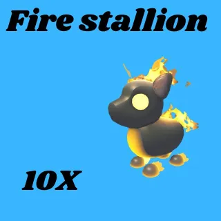fire stallion  10x- Adopt me