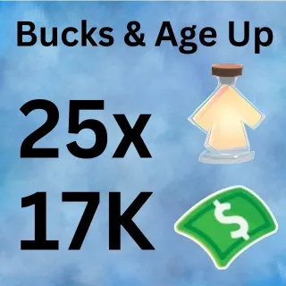 Age Up Potions And Bucks - Adopt Me