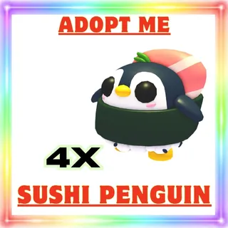 sushi penguin 4x- Adopt me