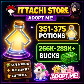 BUCKS AND AGE UP POTIONS-ADOPT ME