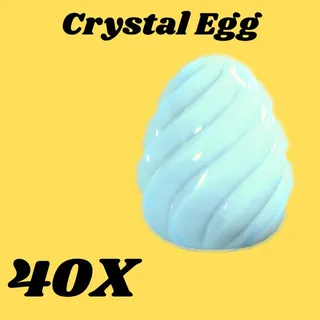 crystal egg  40x- Adopt me