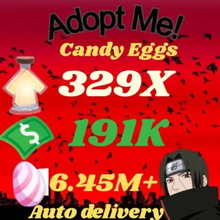 BUCKS AND AGE UP POTIONS and candy eggs  -ADOPT ME