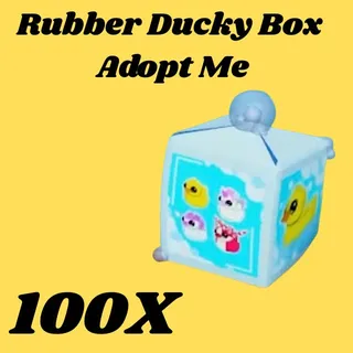 rubber ducky box 100x- Adopt me