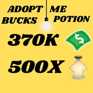 BUCKS AND AGE UP POTIONS  -ADOPT ME
