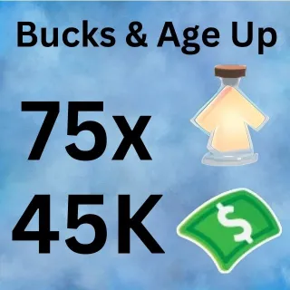 Age Up Potions And Bucks - Adopt Me