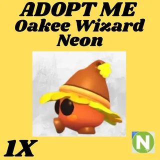 oakee wizard 1x neon- Adopt me