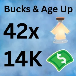 Age Up Potions And Bucks - Adopt Me