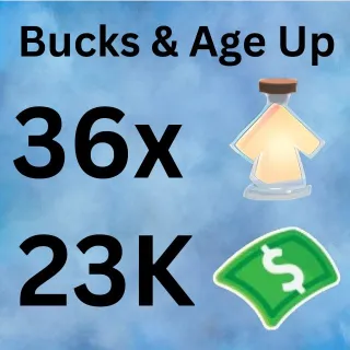 Age Up Potions And Bucks - Adopt Me