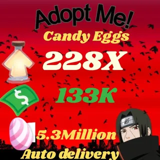 BUCKS AND AGE UP POTIONS and candy eggs  -ADOPT ME