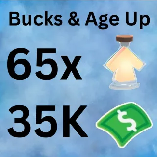 Age Up Potions And Bucks - Adopt Me