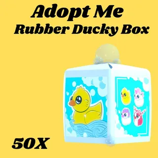 rubber ducky box 50x- Adopt me