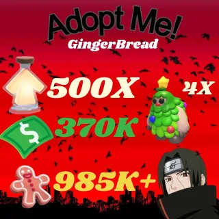 BUCKS AND AGE UP POTIONS GingerBread -ADOPT ME