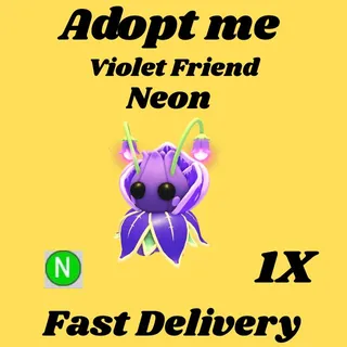 violet friend 1x neon- Adopt me