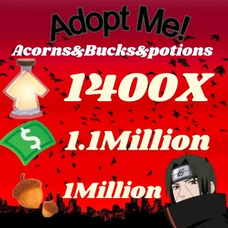 Acorns And Bucks And Age UP potions-Adopt me