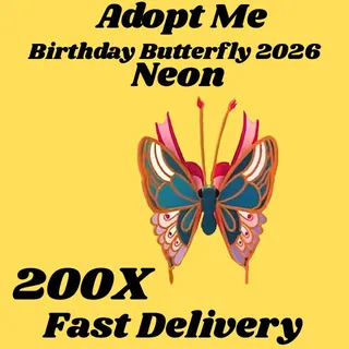 Birthday butterfly 2026 200x- Adopt me