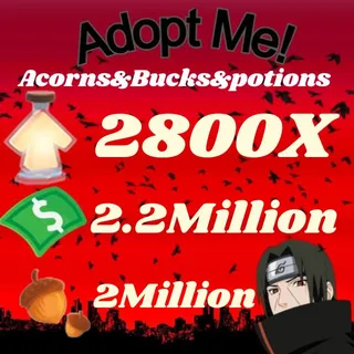 Acorns And Bucks And Age UP potions-Adopt me
