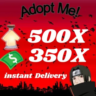 BUCKS AND AGE UP POTIONS  -ADOPT ME