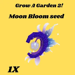 Grow a Garden 2 moon bloom seed 1x