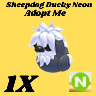  sheepdog ducky neon 1x - Adopt Me