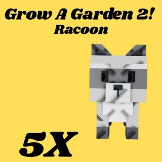 grow a garden 2 racoon 5x