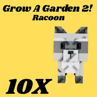 grow a garden 2 racoon 10x