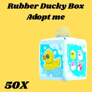 rubber ducky box 50x- Adopt me