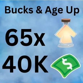 Age Up Potions And Bucks - Adopt Me