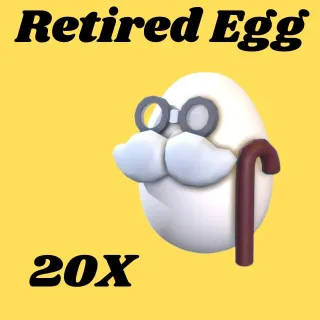 retired egg  20x- Adopt me