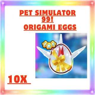 ORGAMI EGGS  10x- Adopt me