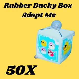 rubber ducky box 50x- Adopt me