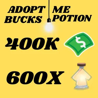 BUCKS AND AGE UP POTIONS  -ADOPT ME